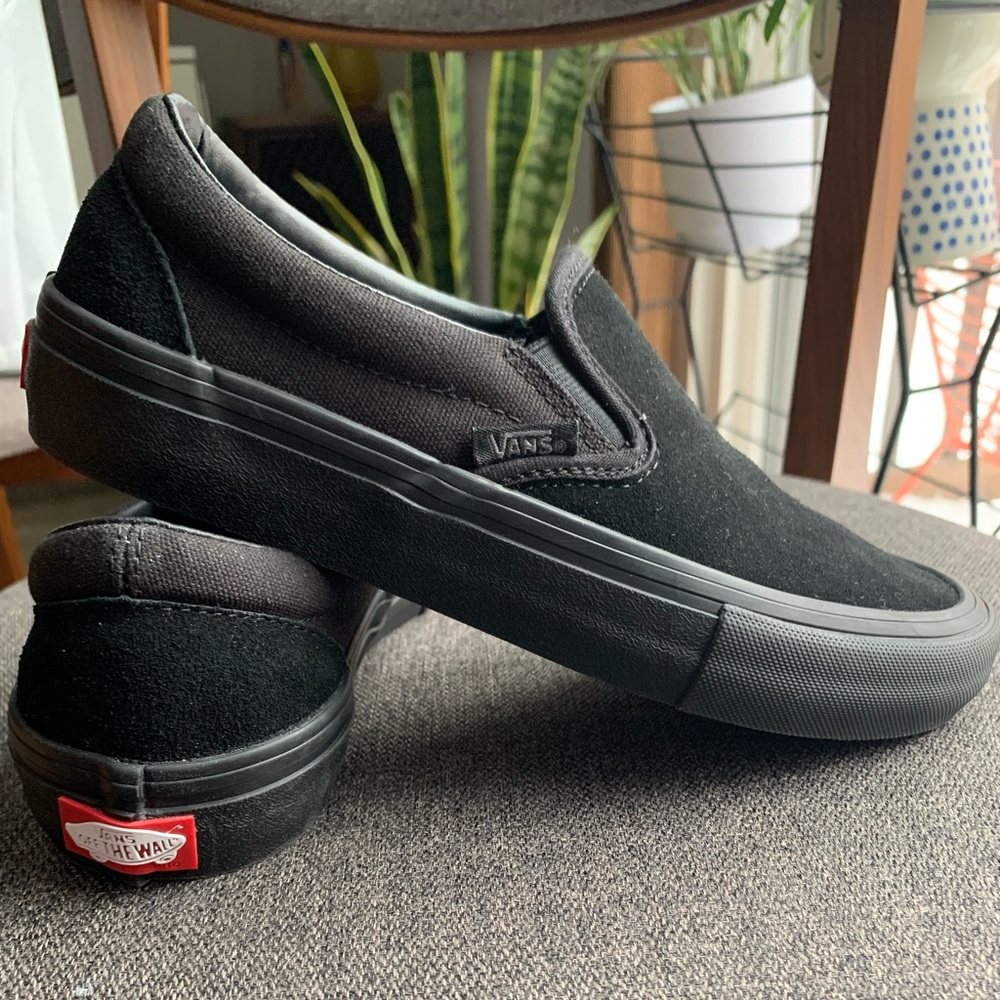 NEW black VANS Slip-On The UltraCUSH HD PRO sz 5 men’s concerts to 6.5 women’s